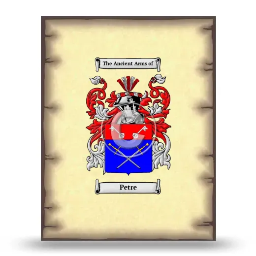 Petre Coat of Arms Print