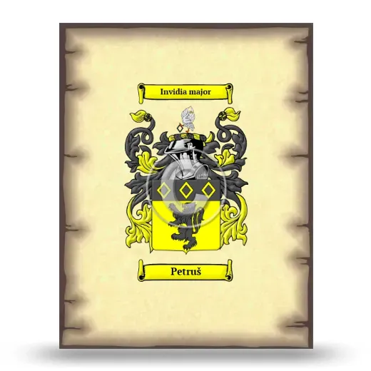 Petruš Coat of Arms Print
