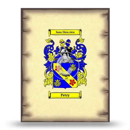 Petry Coat of Arms Print