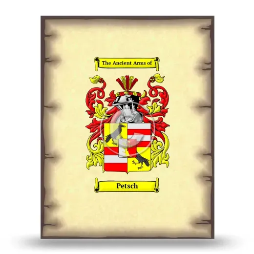 Petsch Coat of Arms Print