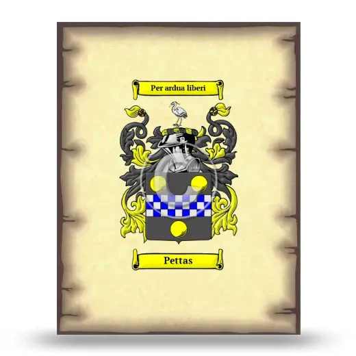 Pettas Coat of Arms Print