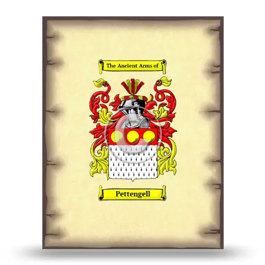 Pettengell Coat of Arms Print