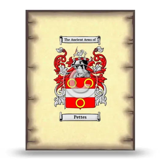 Pettes Coat of Arms Print