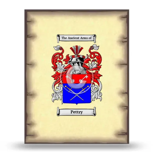 Pettry Coat of Arms Print