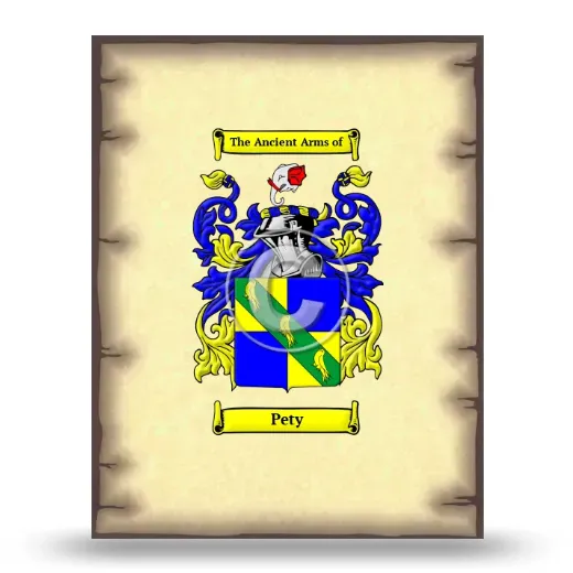 Pety Coat of Arms Print