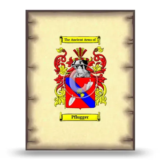 Pflugger Coat of Arms Print