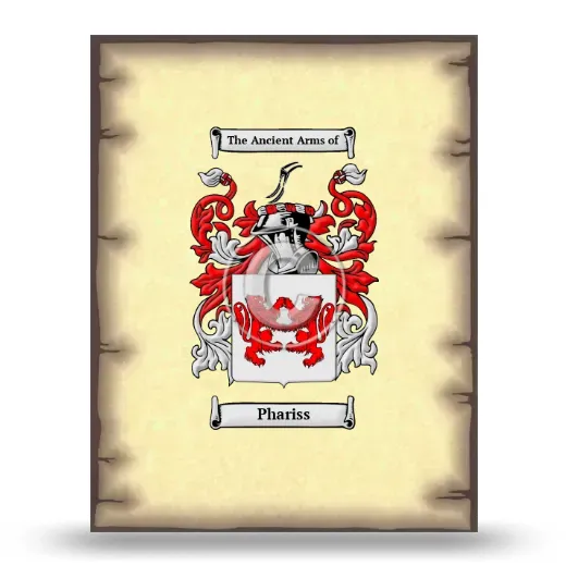 Phariss Coat of Arms Print