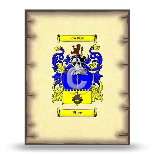 Phee Coat of Arms Print