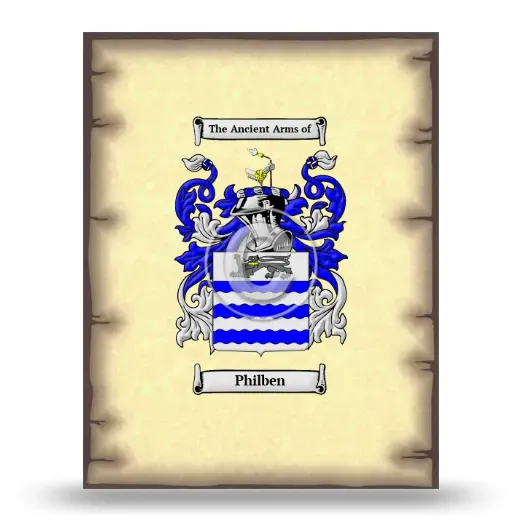 Philben Coat of Arms Print