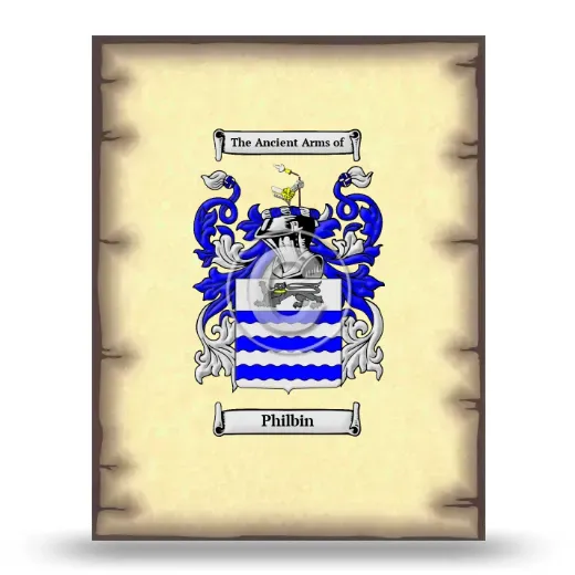 Philbin Coat of Arms Print