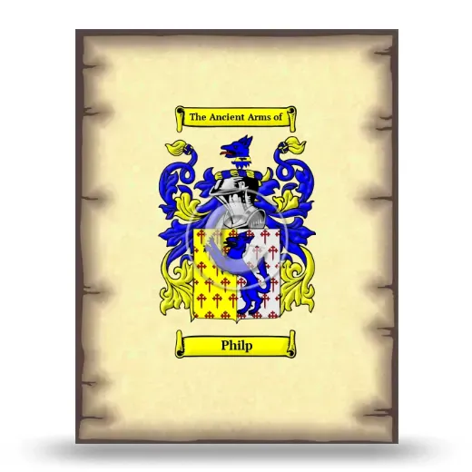 Philp Coat of Arms Print