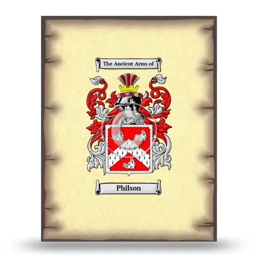 Philson Coat of Arms Print