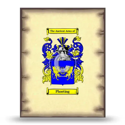 Phorting Coat of Arms Print