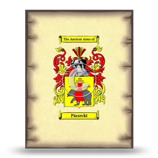 Piasecki Coat of Arms Print