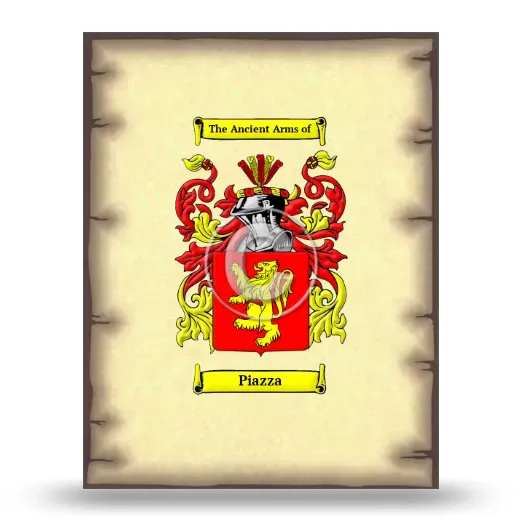 Piazza Coat of Arms Print