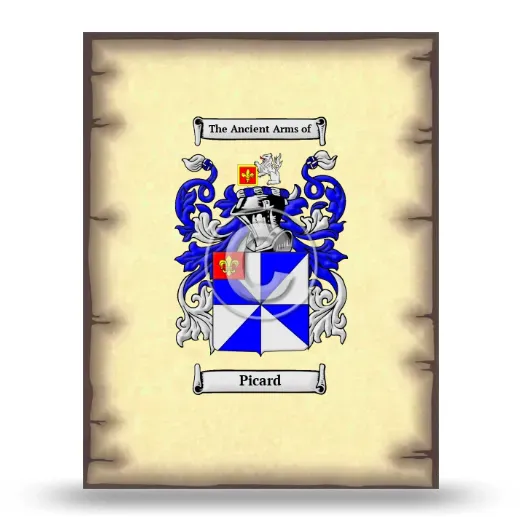 Picard Coat of Arms Print