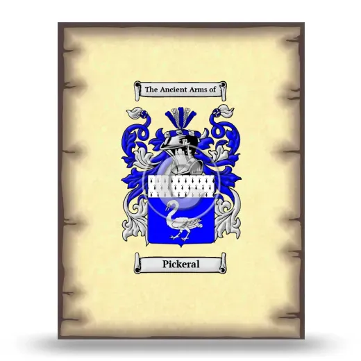 Pickeral Coat of Arms Print