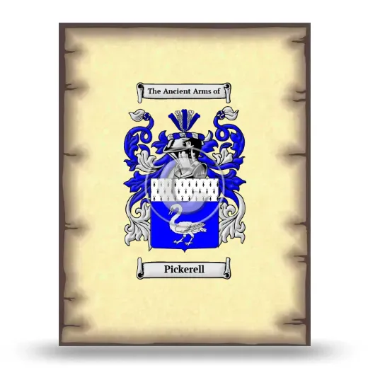 Pickerell Coat of Arms Print