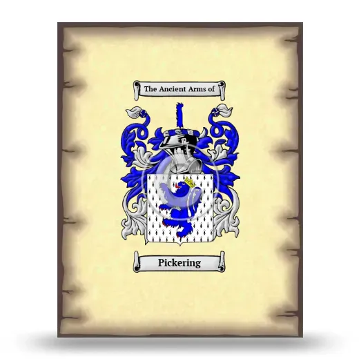 Pickering Coat of Arms Print