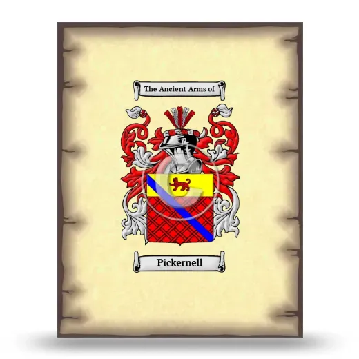 Pickernell Coat of Arms Print