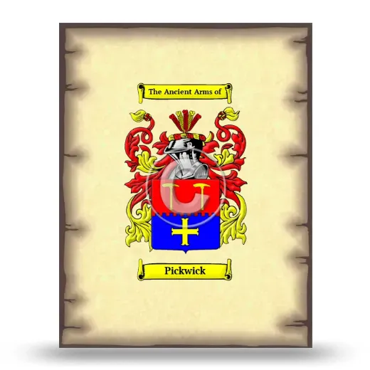 Pickwick Coat of Arms Print