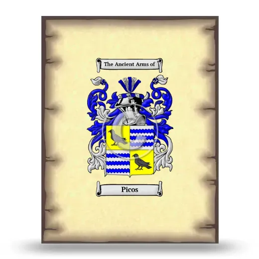 Picos Coat of Arms Print