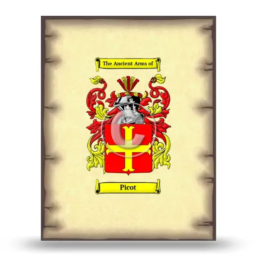 Picot Coat of Arms Print