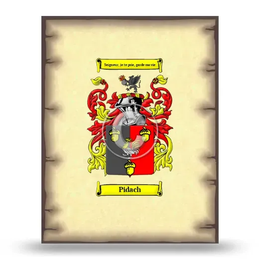 Pidach Coat of Arms Print