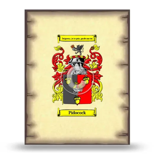Pidocock Coat of Arms Print