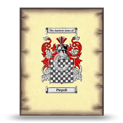 Piepoli Coat of Arms Print