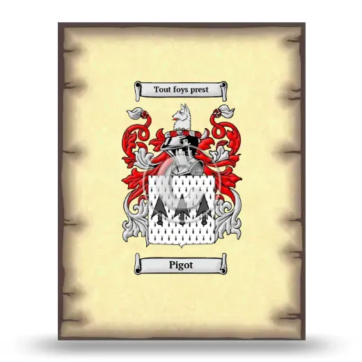 Pigot Coat of Arms Print