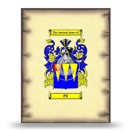 Pil Coat of Arms Print