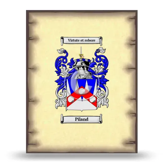 Piland Coat of Arms Print