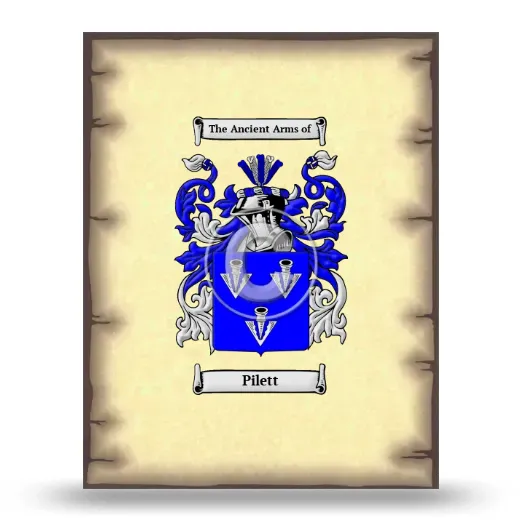 Pilett Coat of Arms Print