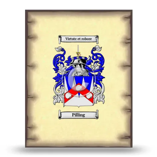 Pilling Coat of Arms Print