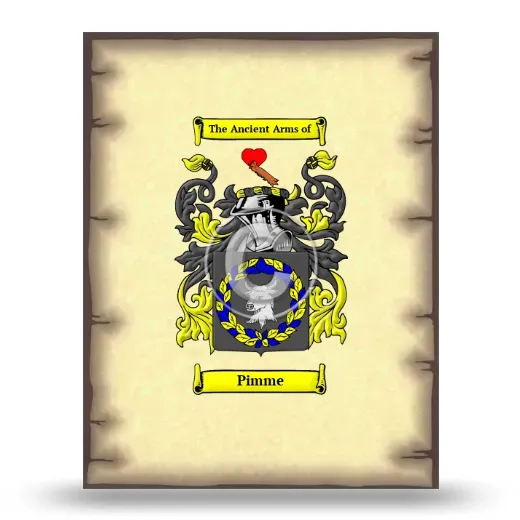 Pimme Coat of Arms Print