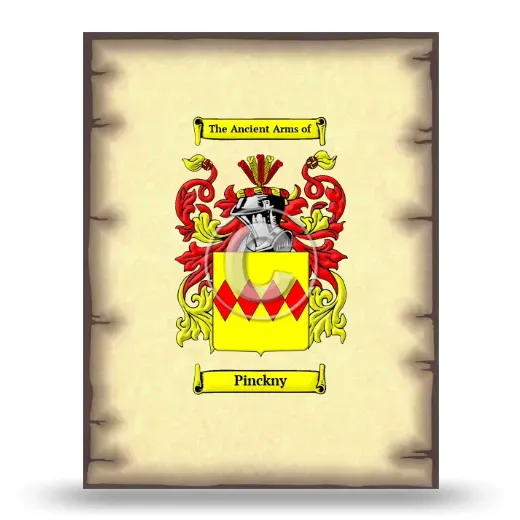 Pinckny Coat of Arms Print