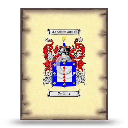 Pinkett Coat of Arms Print