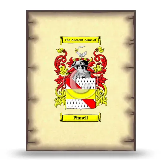 Pinnell Coat of Arms Print