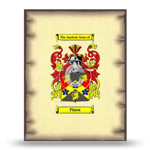 Pinox Coat of Arms Print