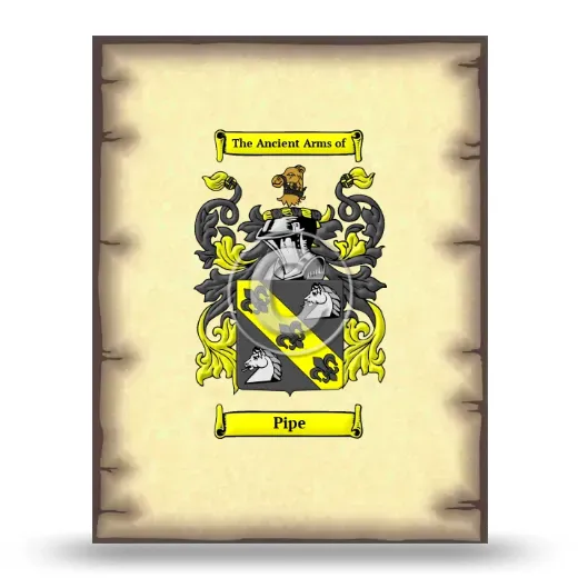 Pipe Coat of Arms Print
