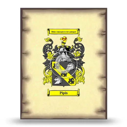 Pipis Coat of Arms Print