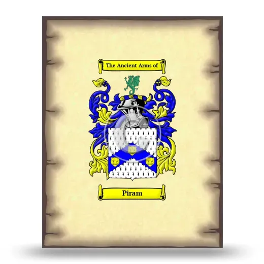 Piram Coat of Arms Print