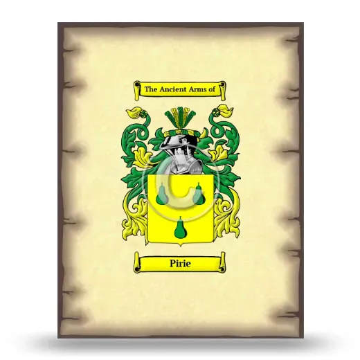 Pirie Coat of Arms Print