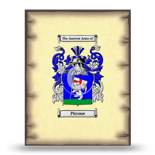Pirrone Coat of Arms Print