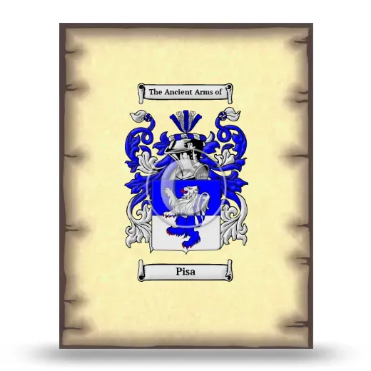 Pisa Coat of Arms Print