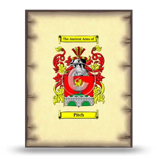 Pitch Coat of Arms Print