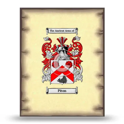 Piton Coat of Arms Print