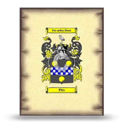 Pits Coat of Arms Print