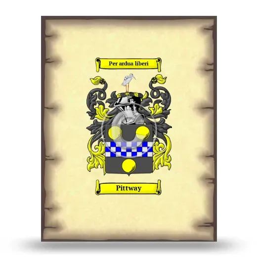 Pittway Coat of Arms Print